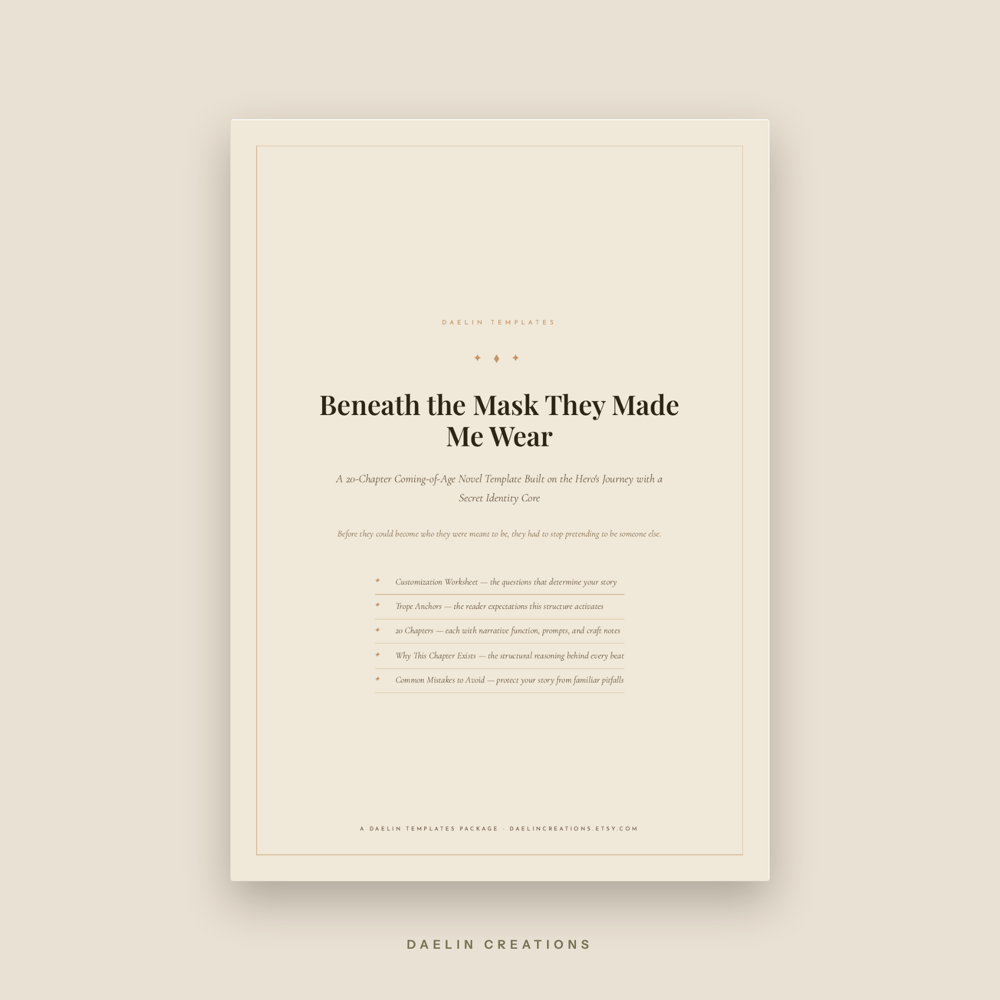 Coming of Age Writing Template