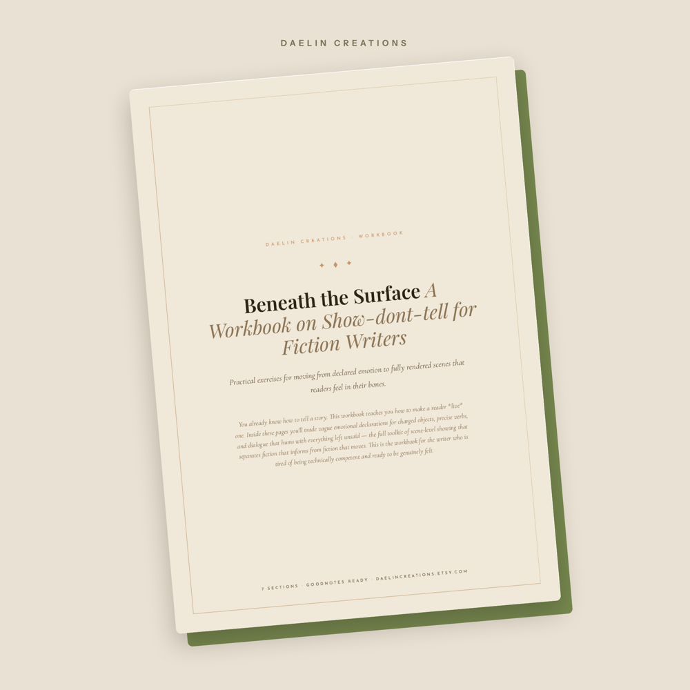 Show Don't Tell Workbook for Fiction Writers — image 2