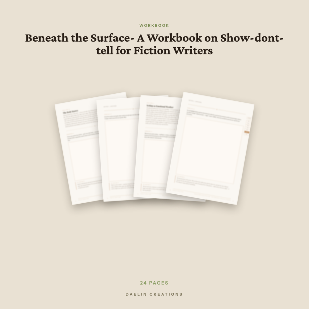 Show Don't Tell Workbook for Fiction Writers — image 3