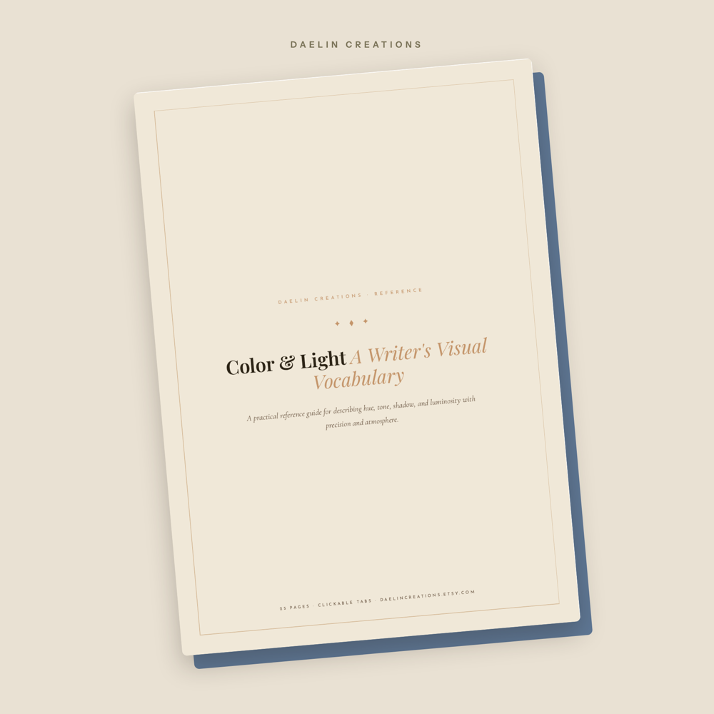 Color & Light Writer's Vocabulary Guide — image 2