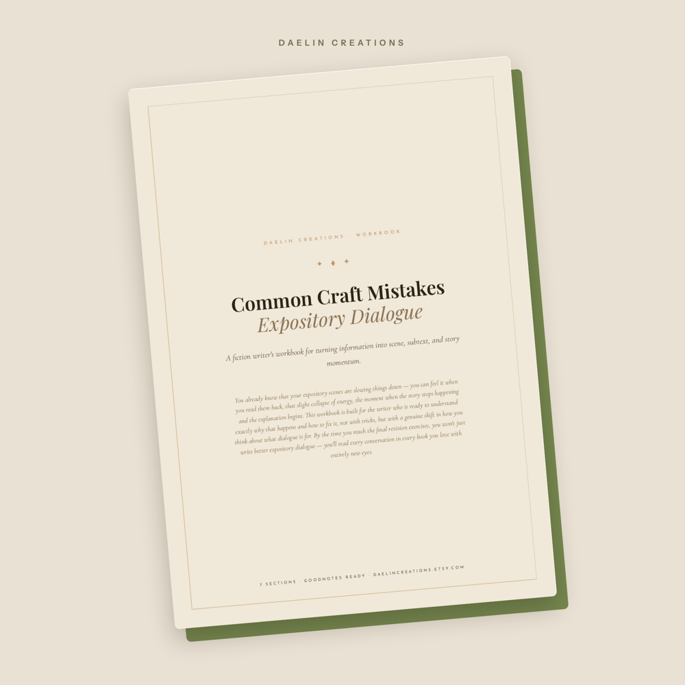 Expository Dialogue Workbook for Fiction Writers — image 2