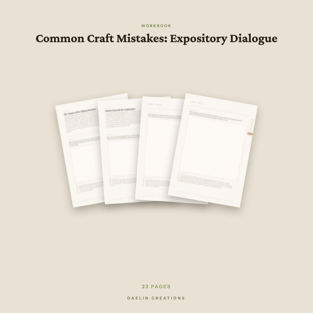Expository Dialogue Workbook for Fiction Writers — image 3