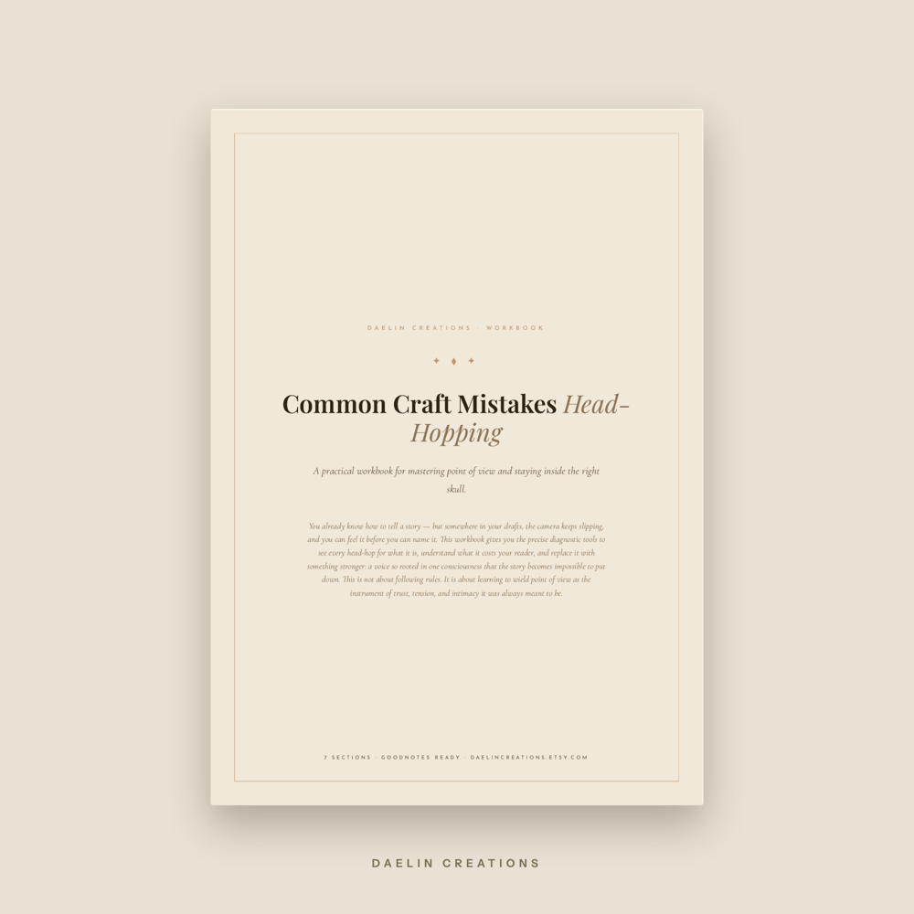 Head-Hopping Workbook for Fiction Writers