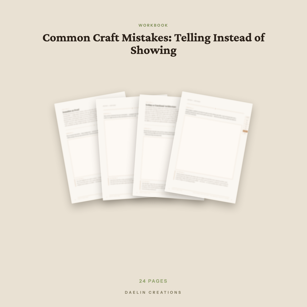 Show Don't Tell Fiction Writing Workbook — image 3