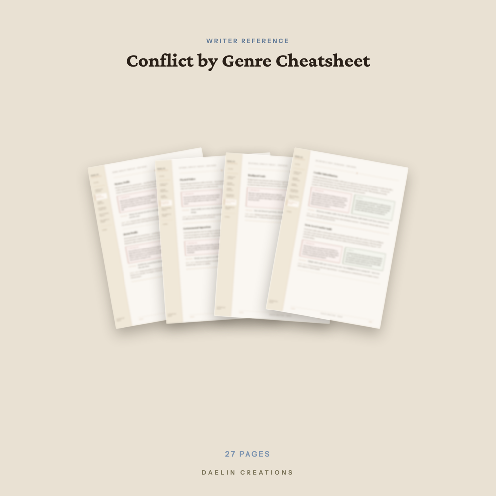 Genre Conflict Cheat Sheet for Fiction Writers — image 3