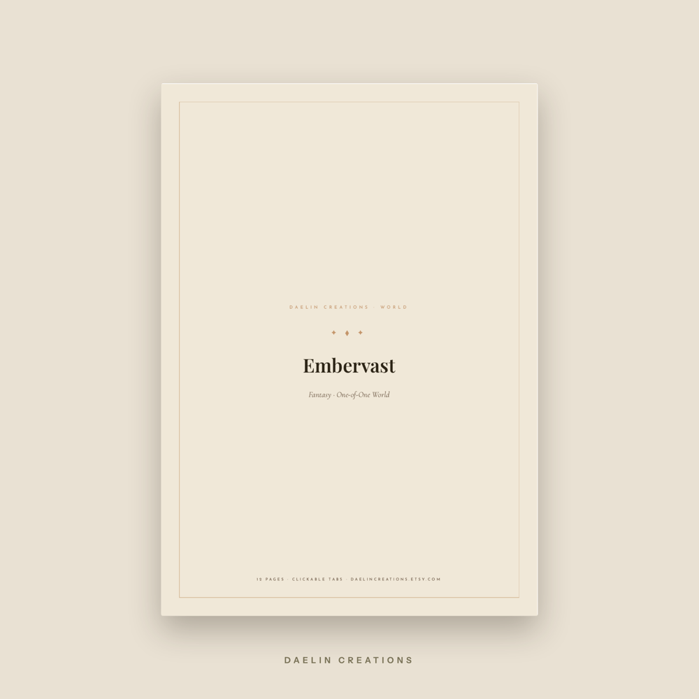 Fantasy World Bible