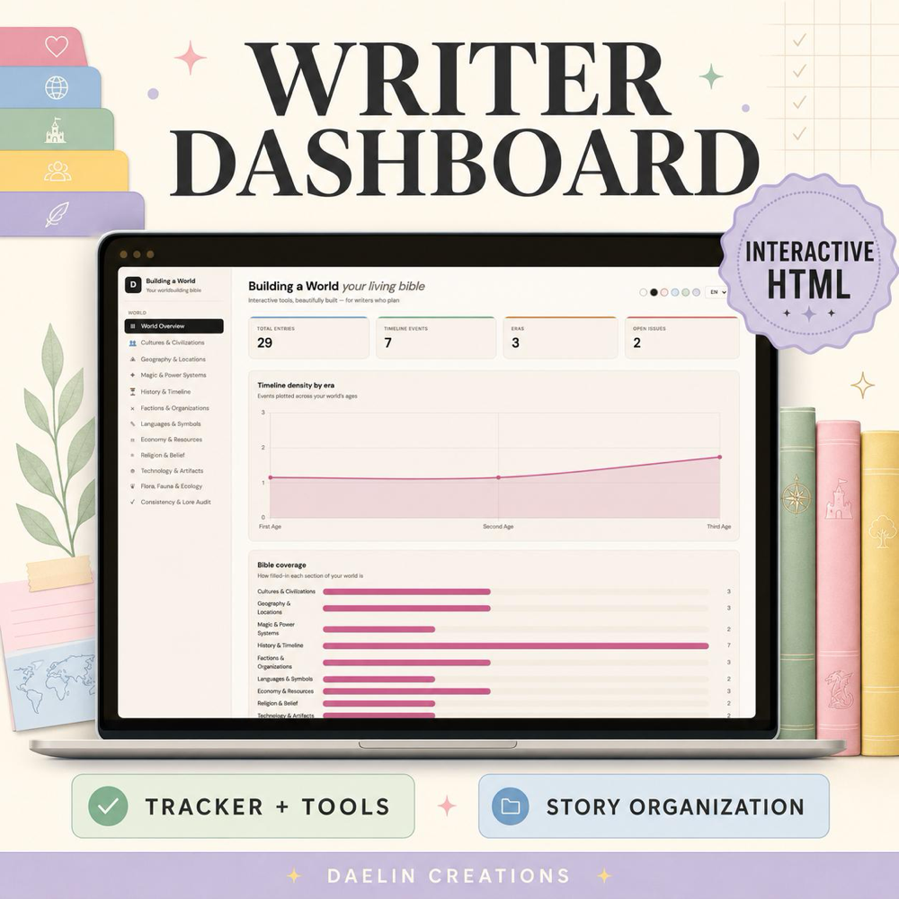 Enemies to Lovers Beat Sheet • Save the Cat Plotting Dashboard (Digital Download)