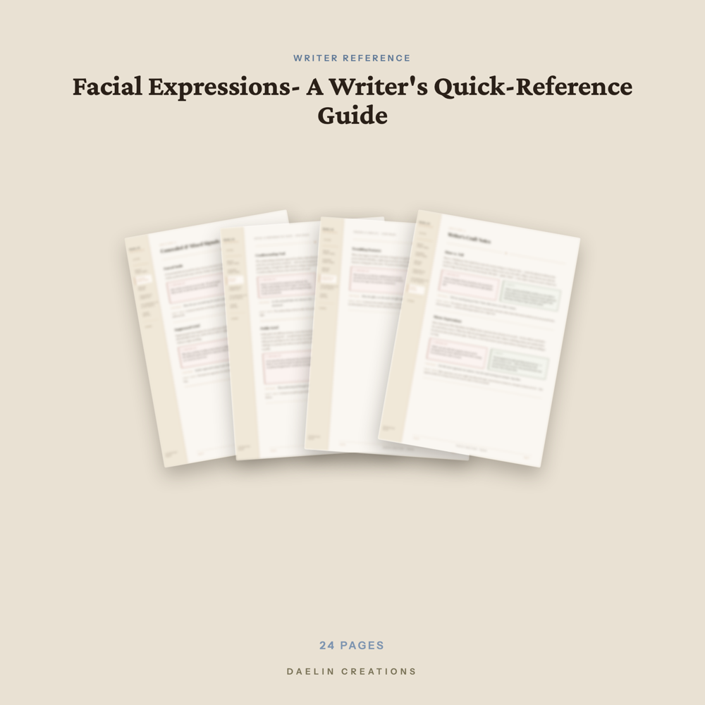 Facial Expressions Quick-Reference Guide for Fiction Writers — image 3