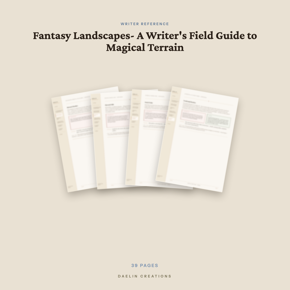 Fantasy Landscapes Writer's Guide — image 3