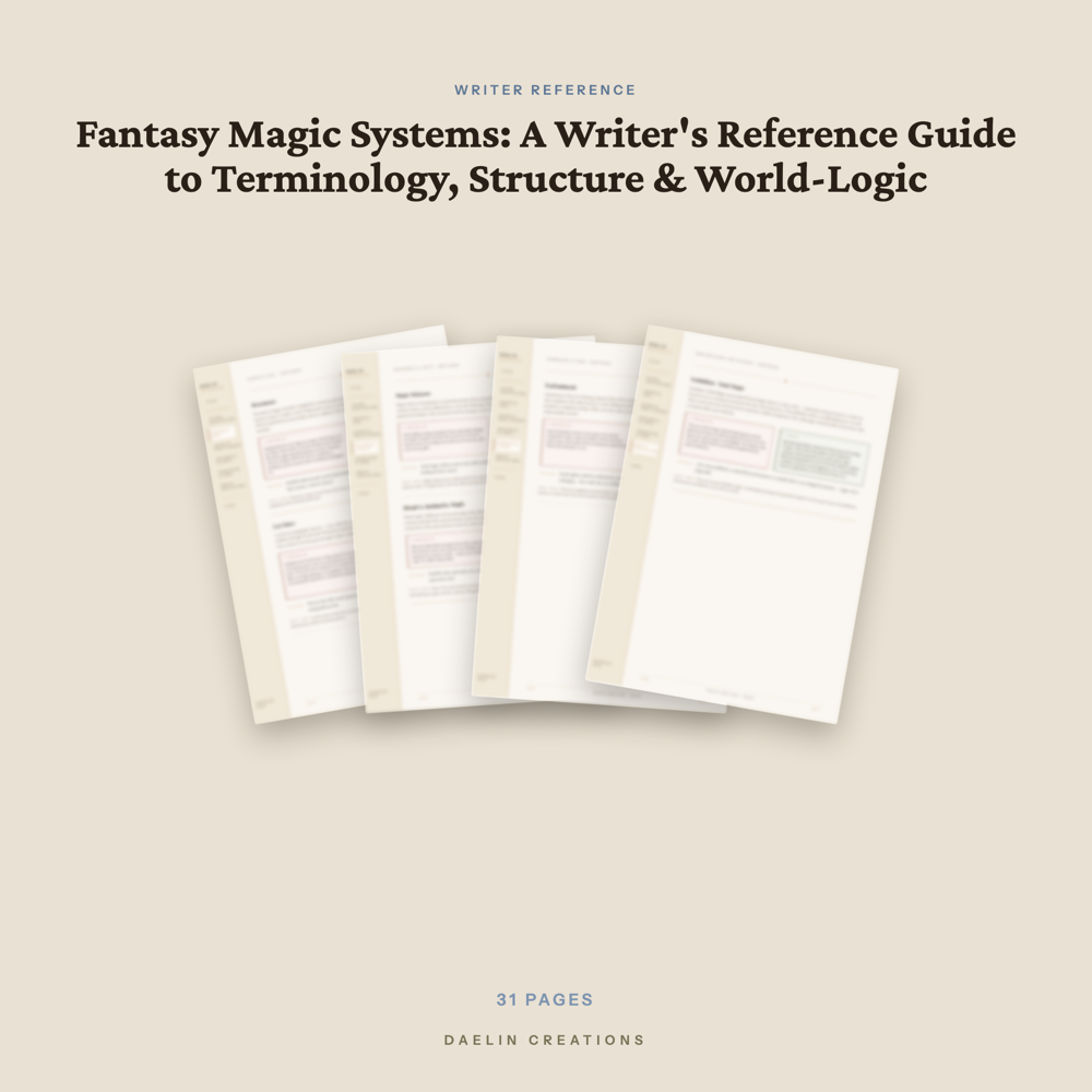 Fantasy Magic System Reference Guide — image 3