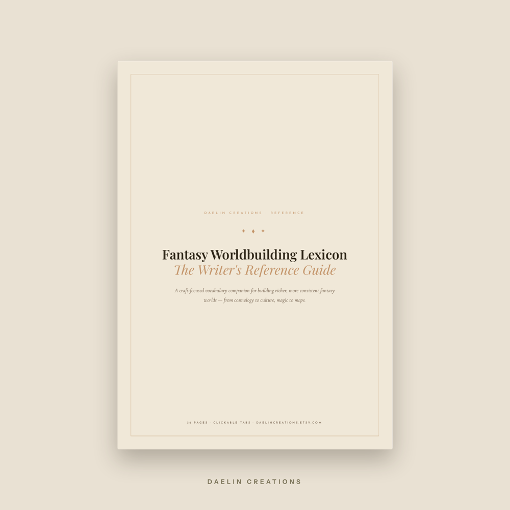 Fantasy Worldbuilding Lexicon