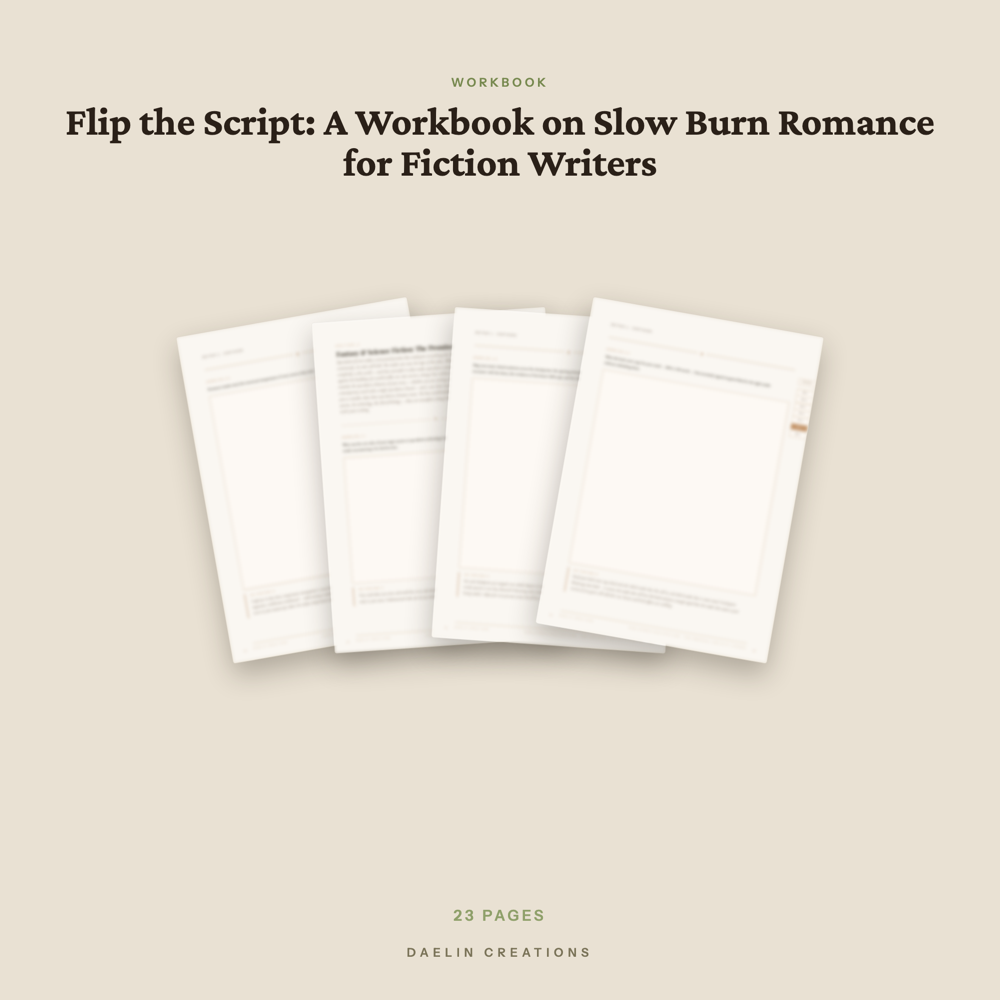 Flip the Script: Slow Burn Romance Writing Workbook — image 3