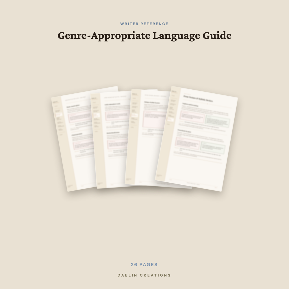 Genre Voice Reference Guide for Writers — image 3