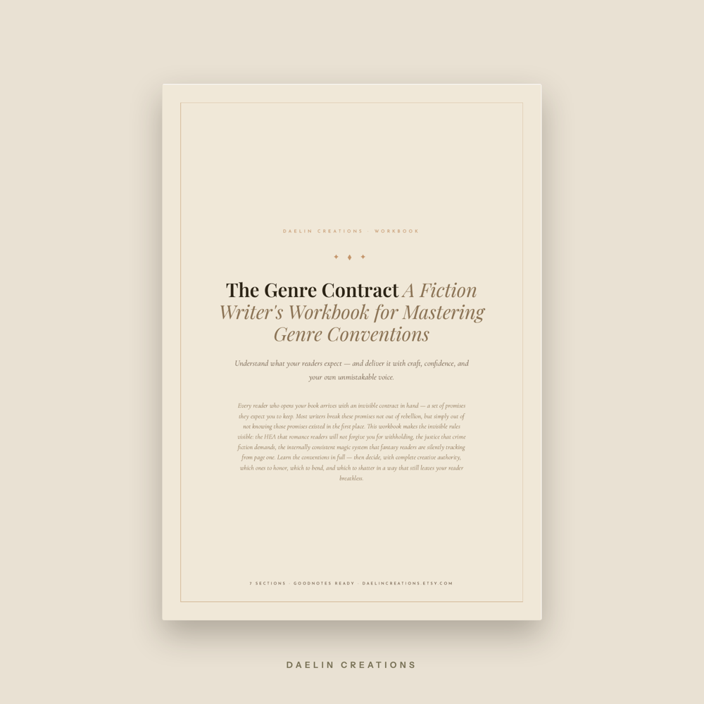 Genre Conventions Workbook for Fiction Writers