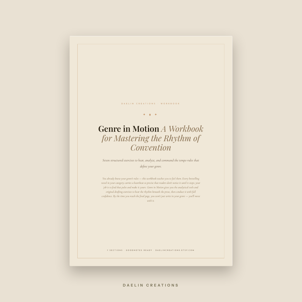 Genre Fiction Pacing Workbook