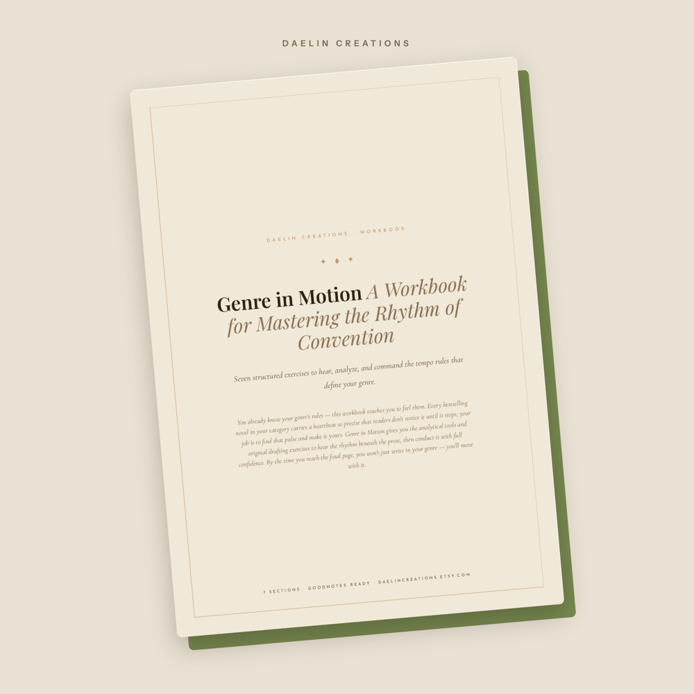 Genre Fiction Pacing Workbook — image 2