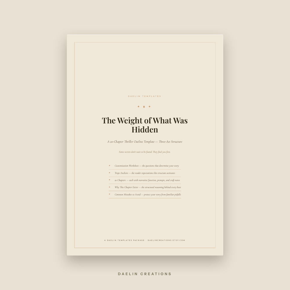 Hidden Past Story Structure Template