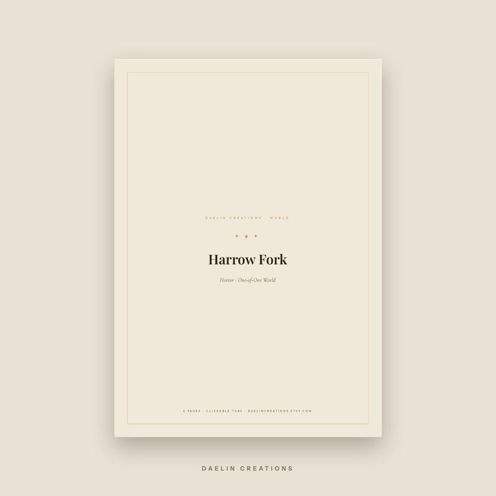 Horror World Bible