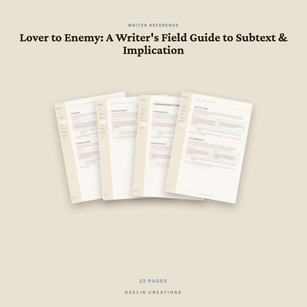 Subtext & Implication Writing Guide — image 3