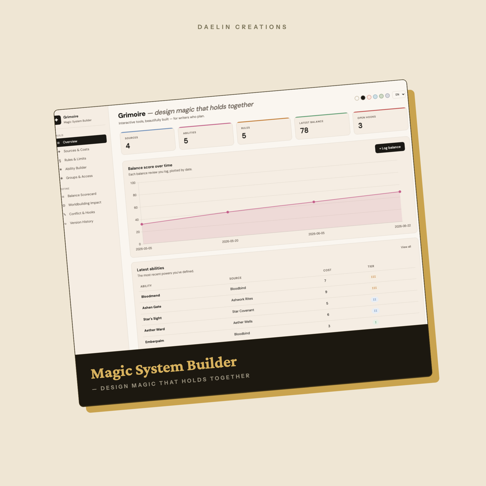 Magic System Builder — image 2