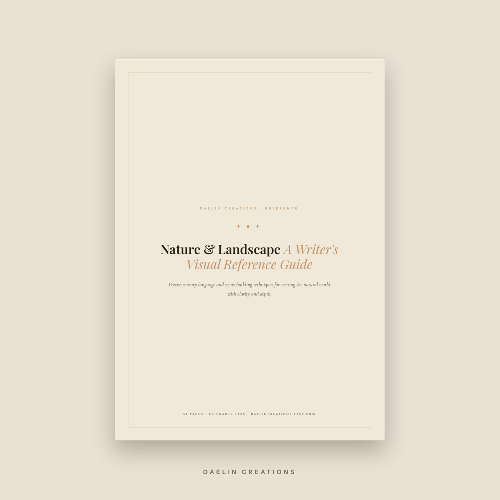 Nature & Landscape Writer's Reference Guide