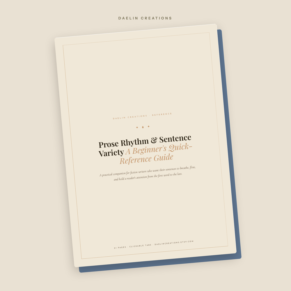 Prose Rhythm & Sentence Variety Quick-Reference Guide — image 2