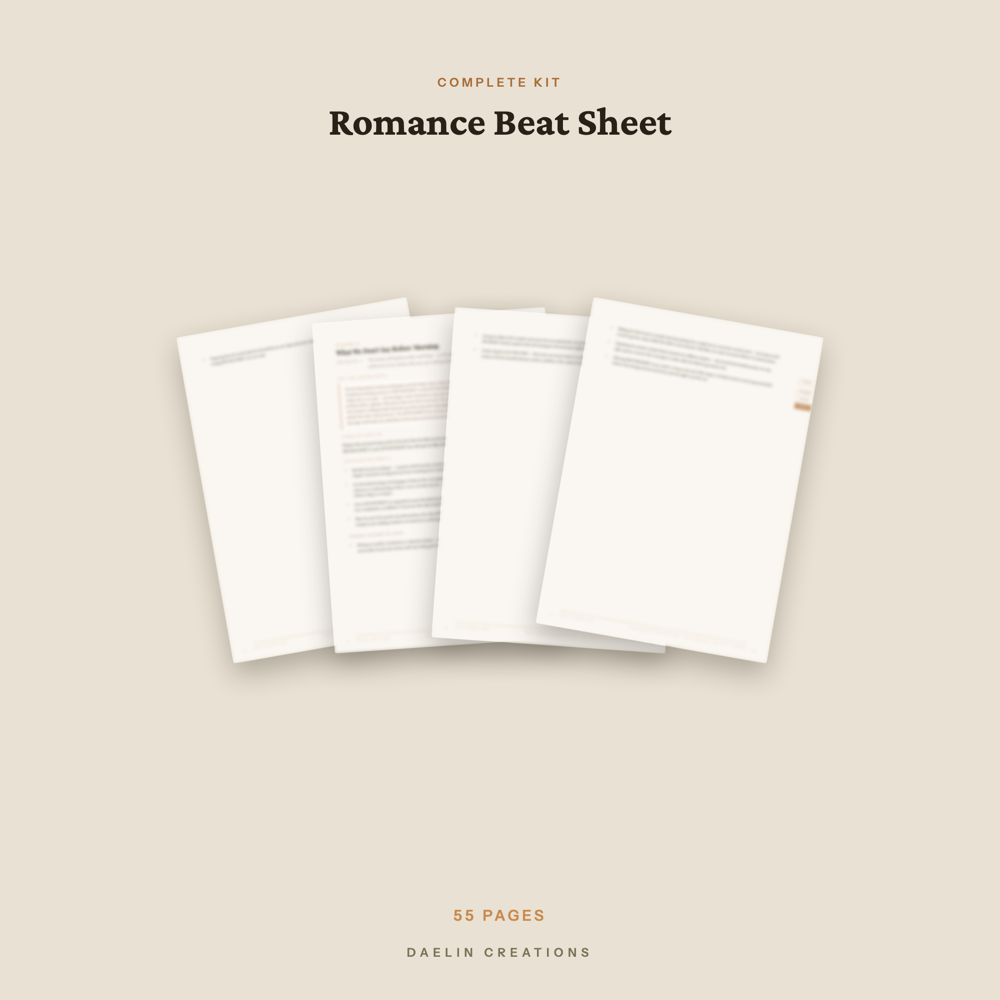 Medical Romance Writing Template — image 3