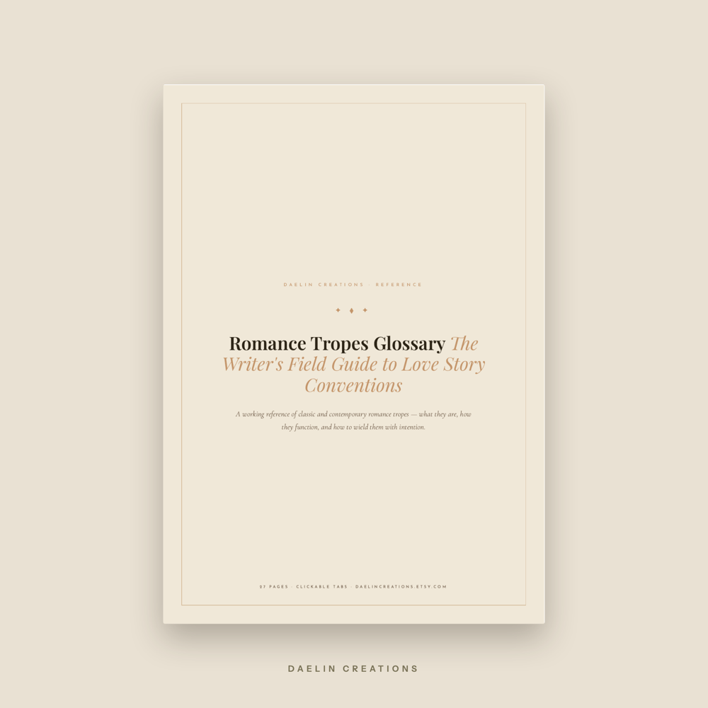 Romance Tropes Glossary