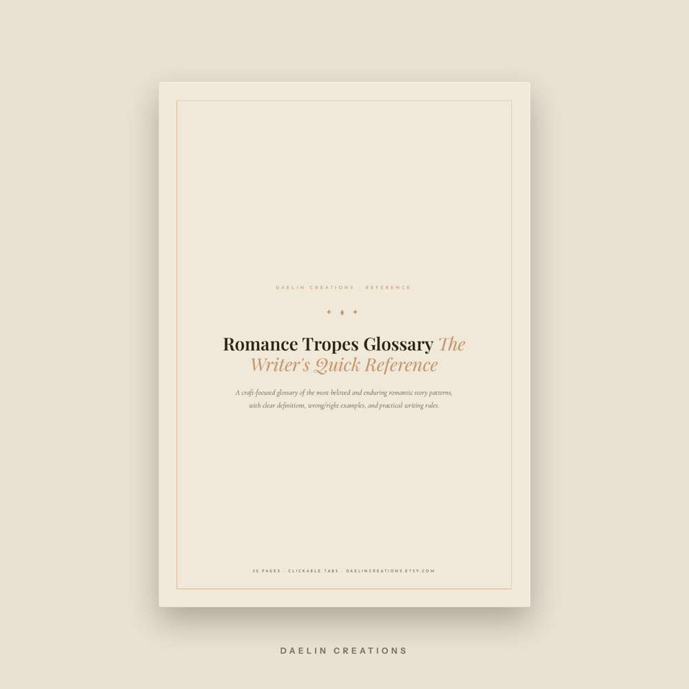Romance Tropes Glossary