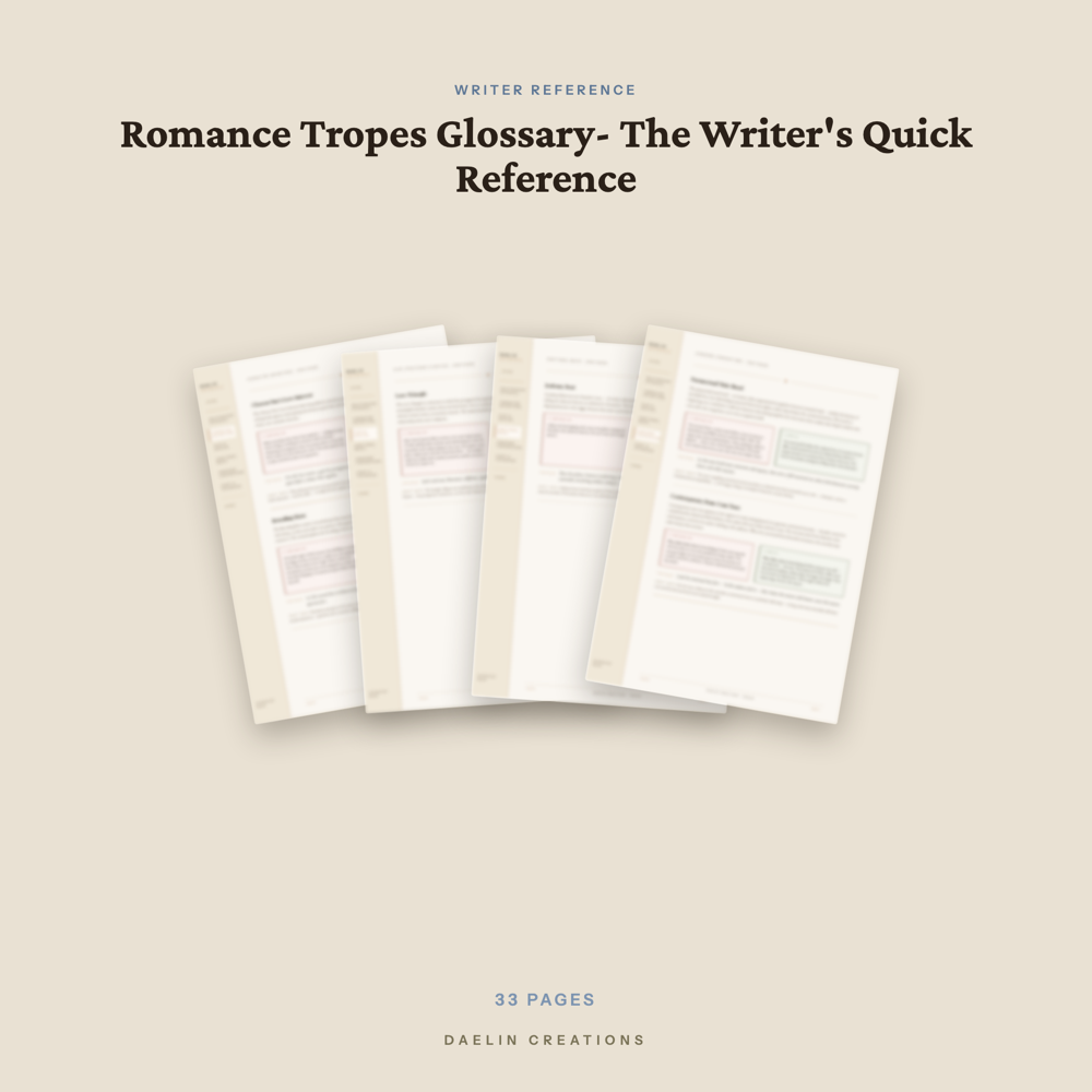 Romance Tropes Glossary — image 3