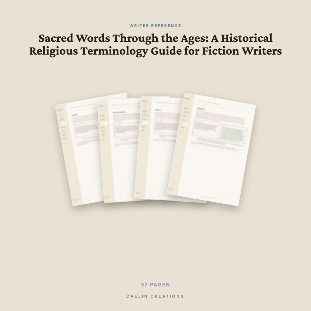 Religious Terminology Guide for Fiction Writers — image 3
