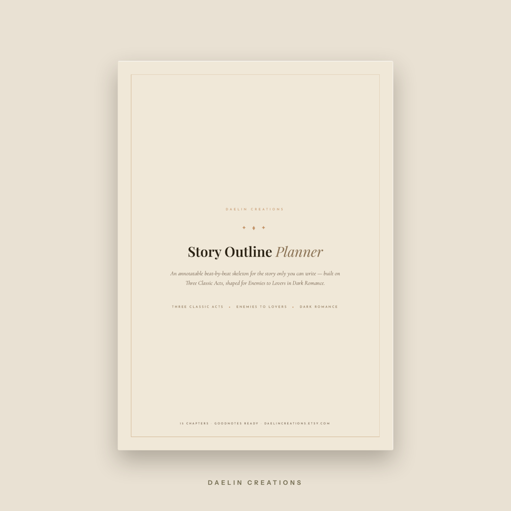 Dark Romance Novel Outline