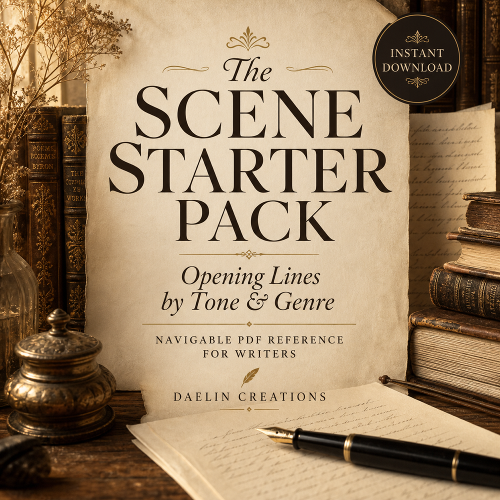 Scene Starter First Lines for Writers