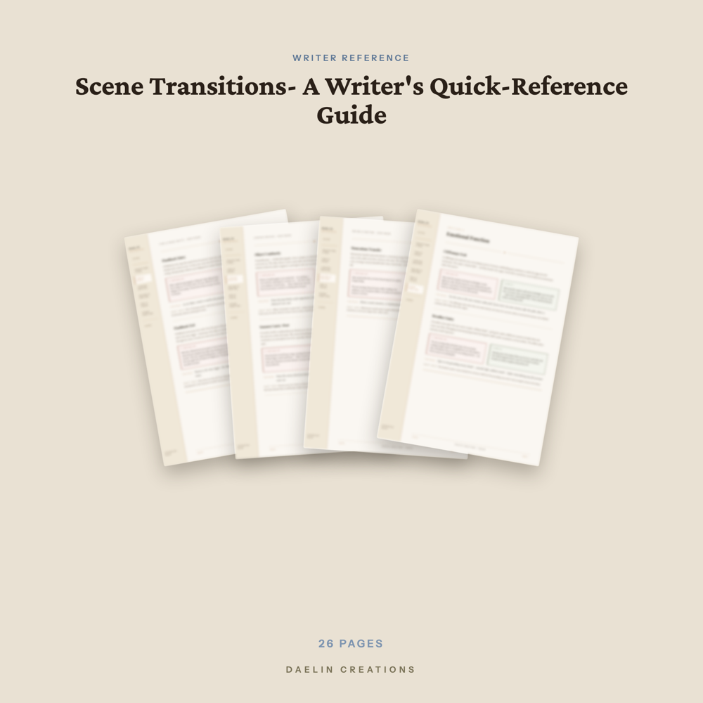Scene Transitions Writer's Reference Guide — image 3