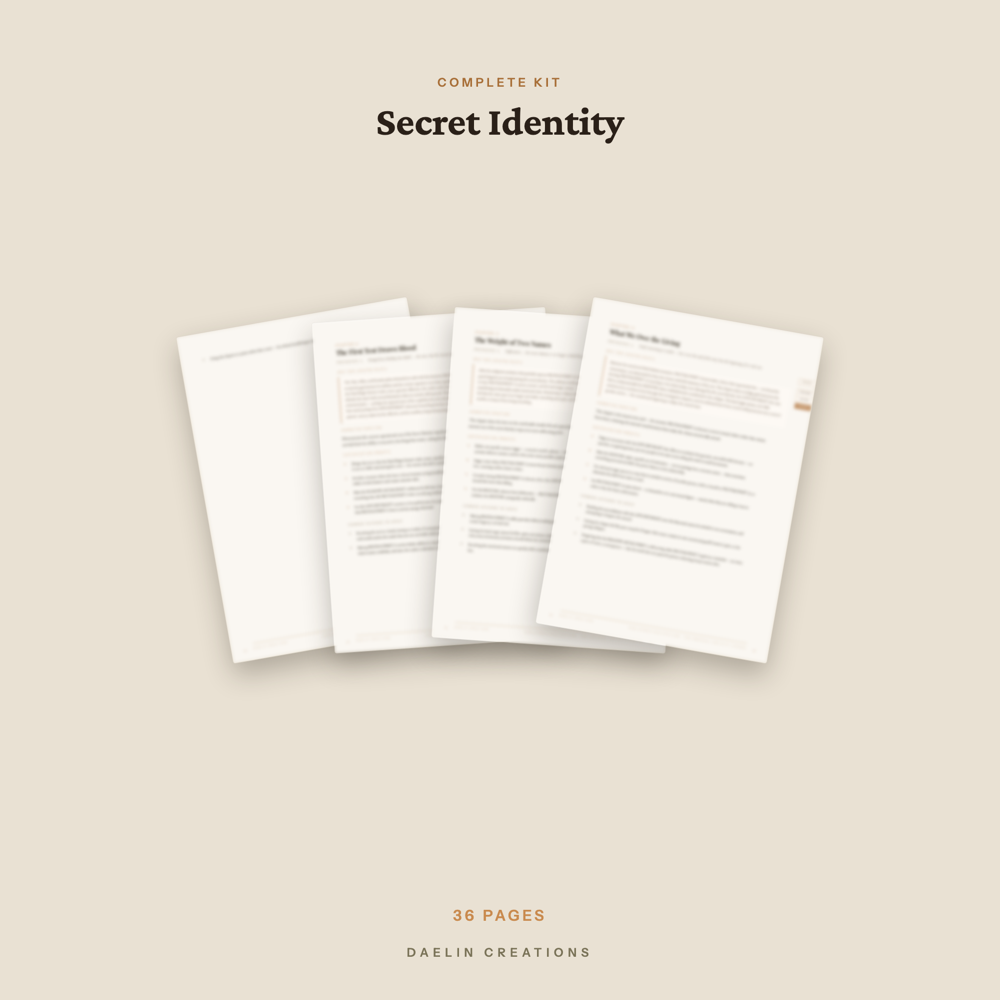 Secret Identity Plot Outline — image 3