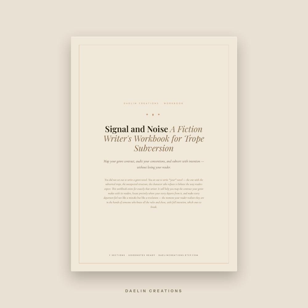 Trope Subversion Workbook for Fiction Writers