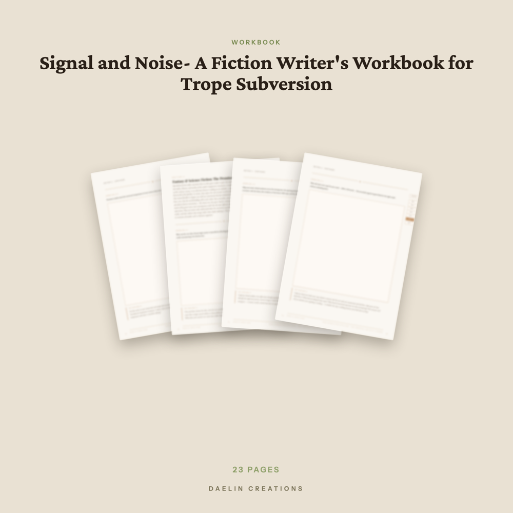 Trope Subversion Workbook for Fiction Writers — image 3