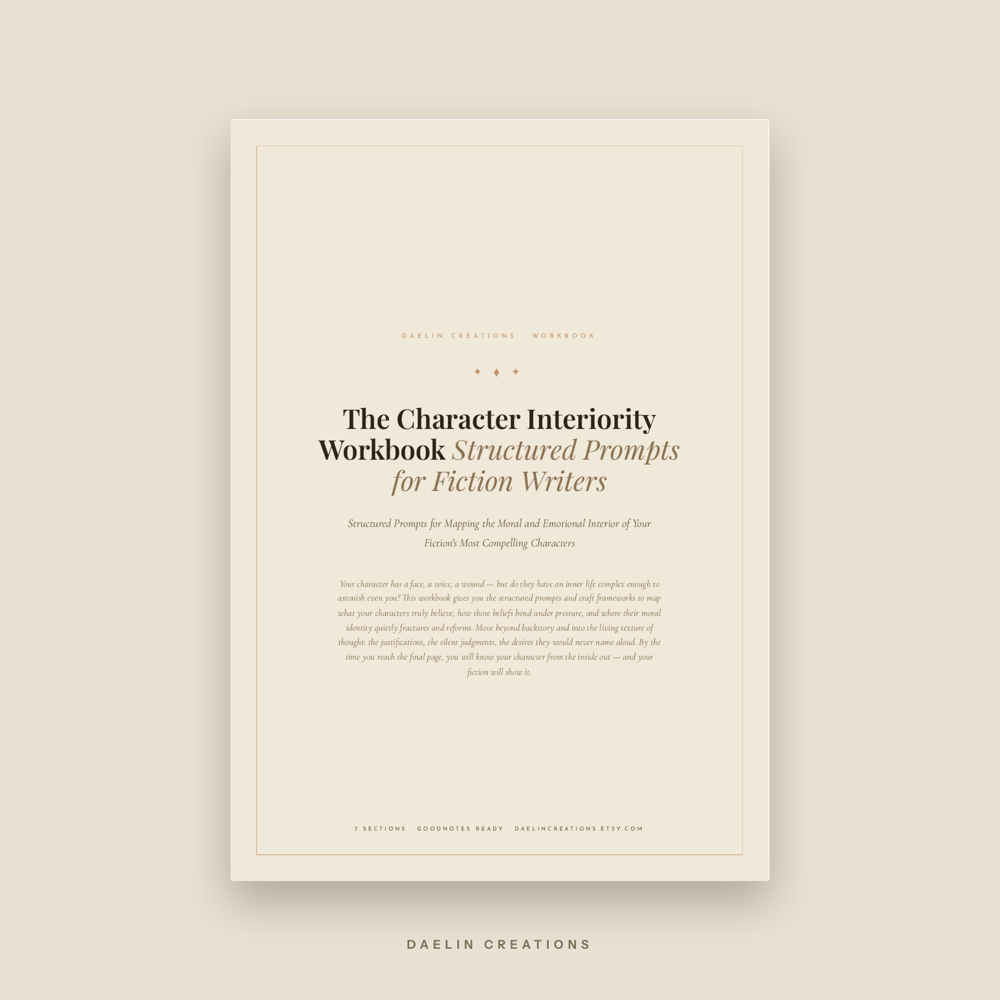 Character Interiority Workbook