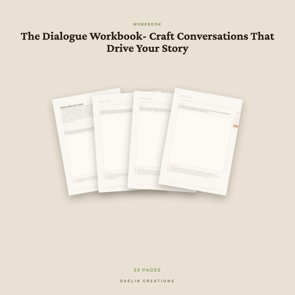 The Dialogue Workbook – Fiction Writing Craft Workbook PDF — image 3