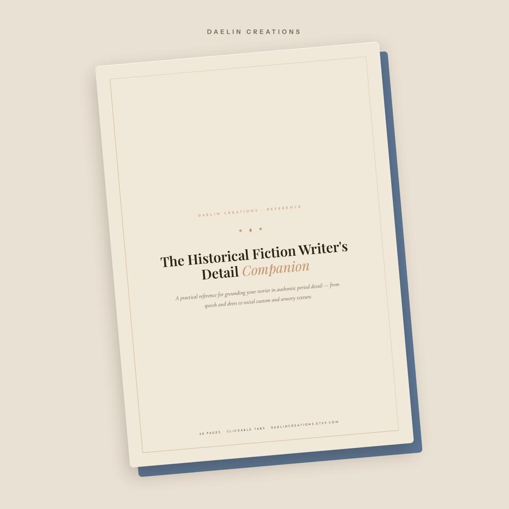 Historical Fiction Writer's Reference Guide — image 2