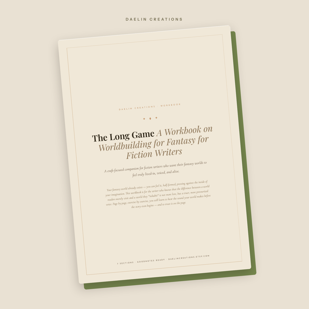 Fantasy Worldbuilding Workbook for Fiction Writers — image 2