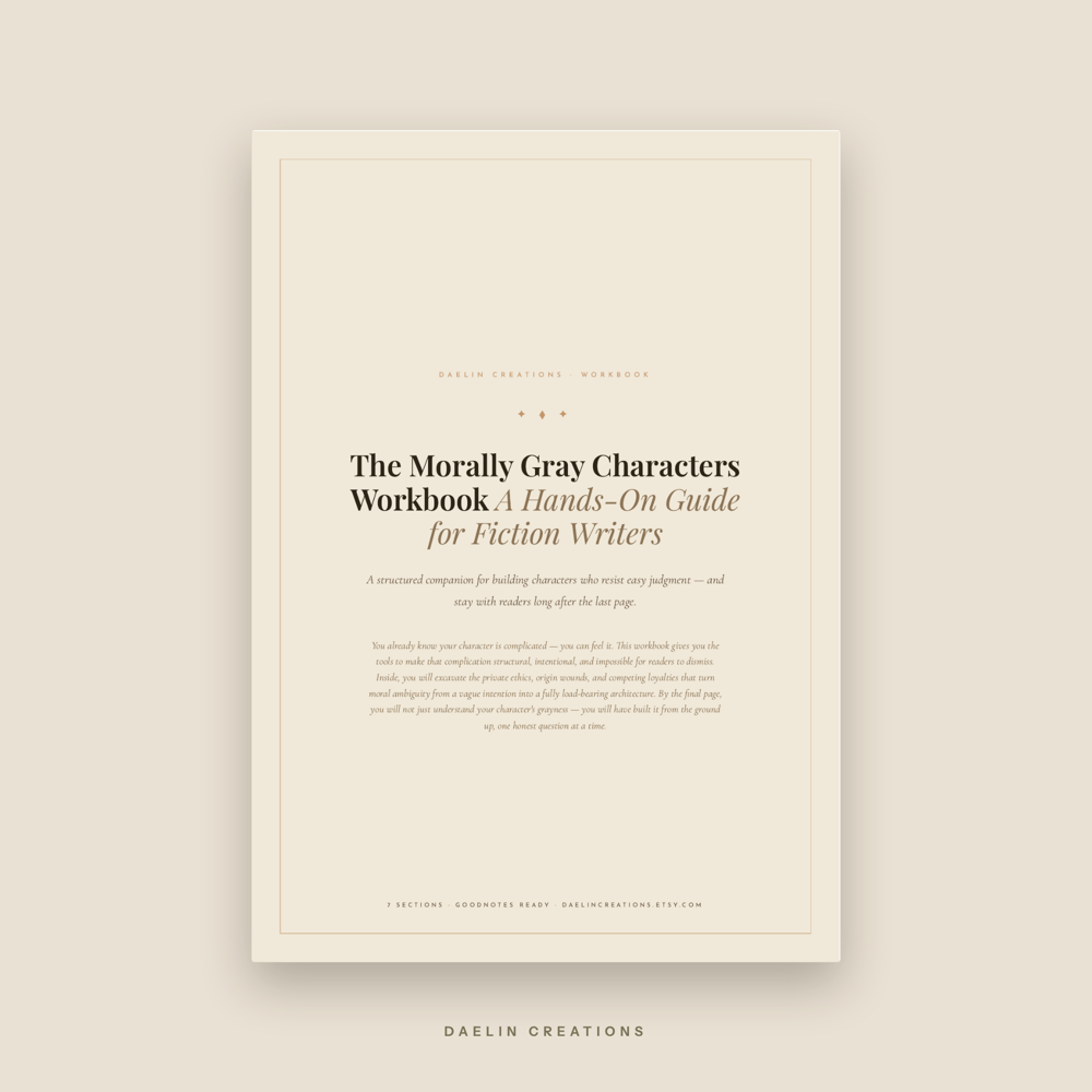Morally Gray Characters Workbook