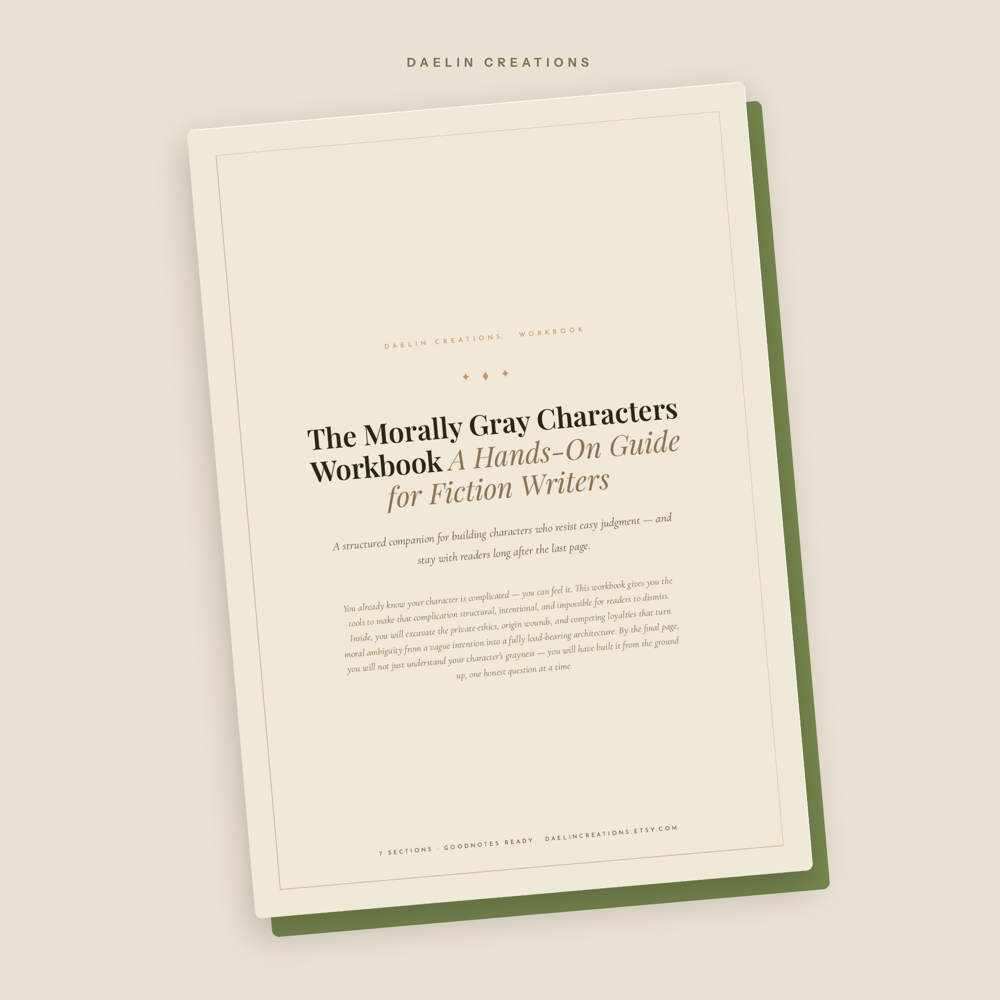 Morally Gray Characters Workbook — image 2