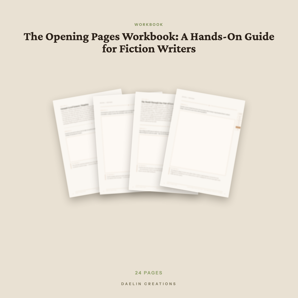 Opening Pages Workbook for Fiction Writers — image 3