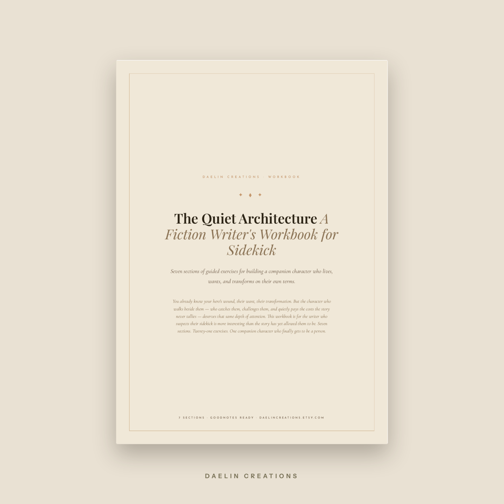 Sidekick Character Workbook for Fiction Writers
