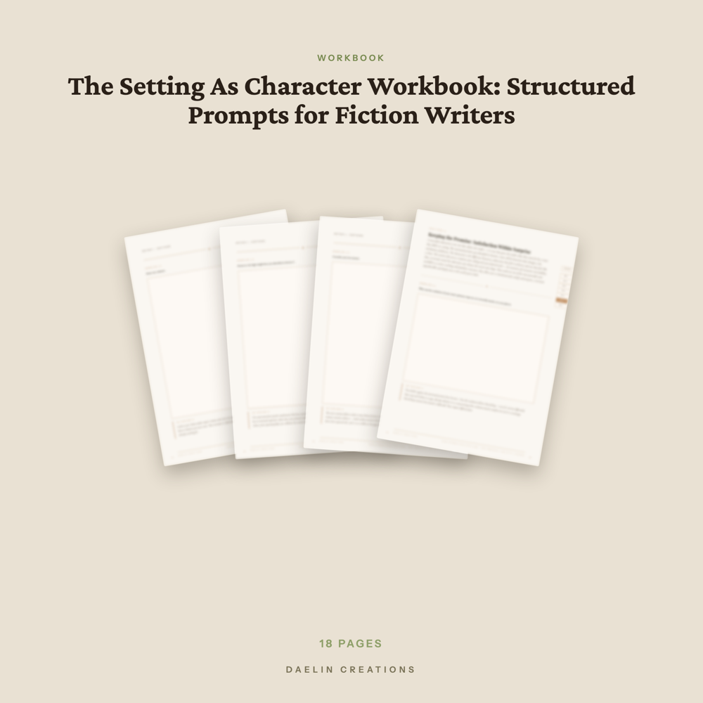 Setting As Character Workbook — image 3