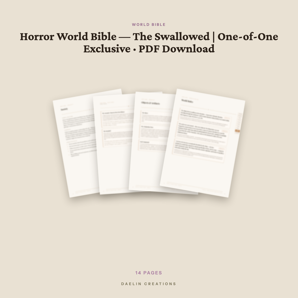 Horror World Bible — image 3