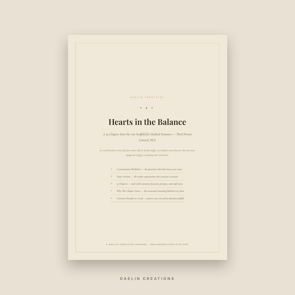 Medical Romance Novel Template