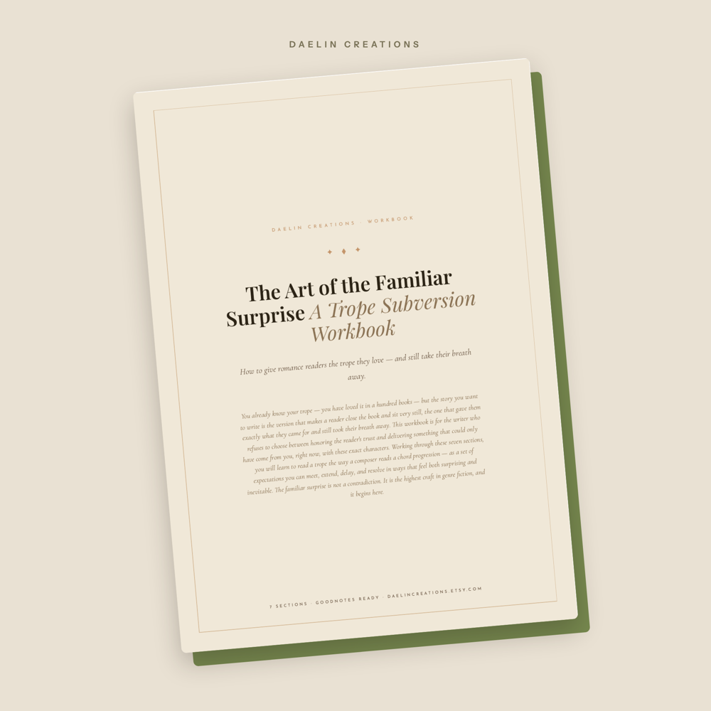 Trope Subversion Workbook for Romance Writers — image 2