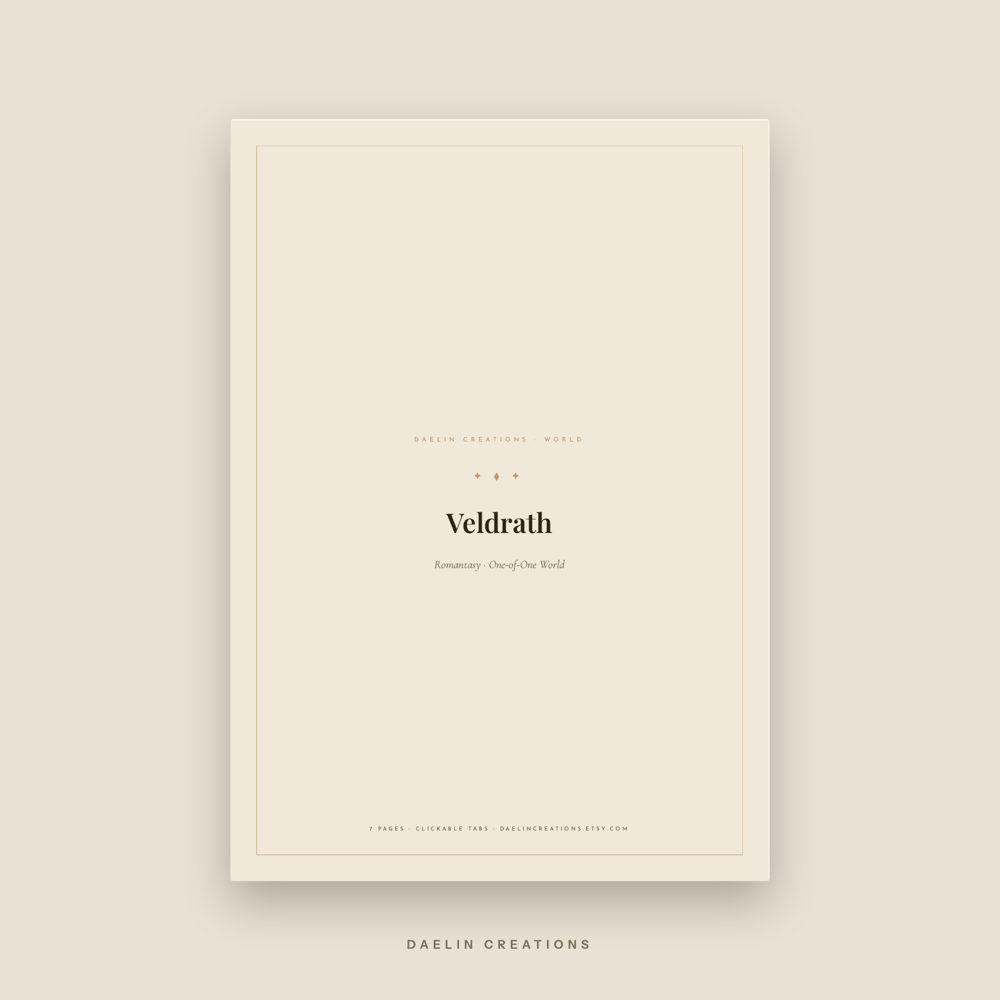 Romantasy World Bible